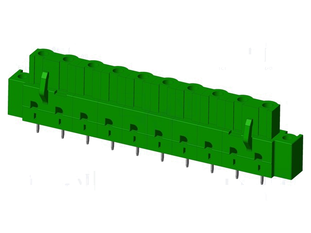 Connector: ontkoppelbare terminal strip; contact; vrouwelijk Connector: ontkoppelbare terminal strip; contact; vrouwelijk